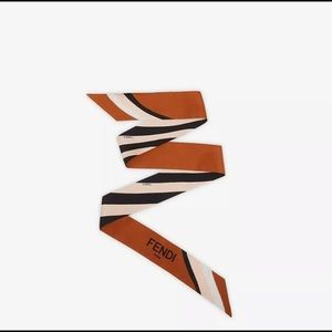 Fendi 100% Silk Wrappy Scarf - new with tag